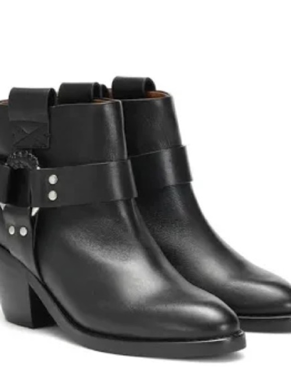 See By Chloe Black Harness Ankle Booties - Picture 2 of 8